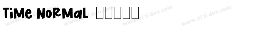 Time Normal字体转换